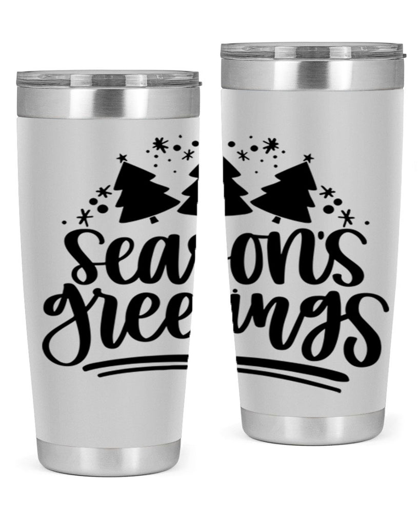 Seasons Greetings345#- winter- Tumbler