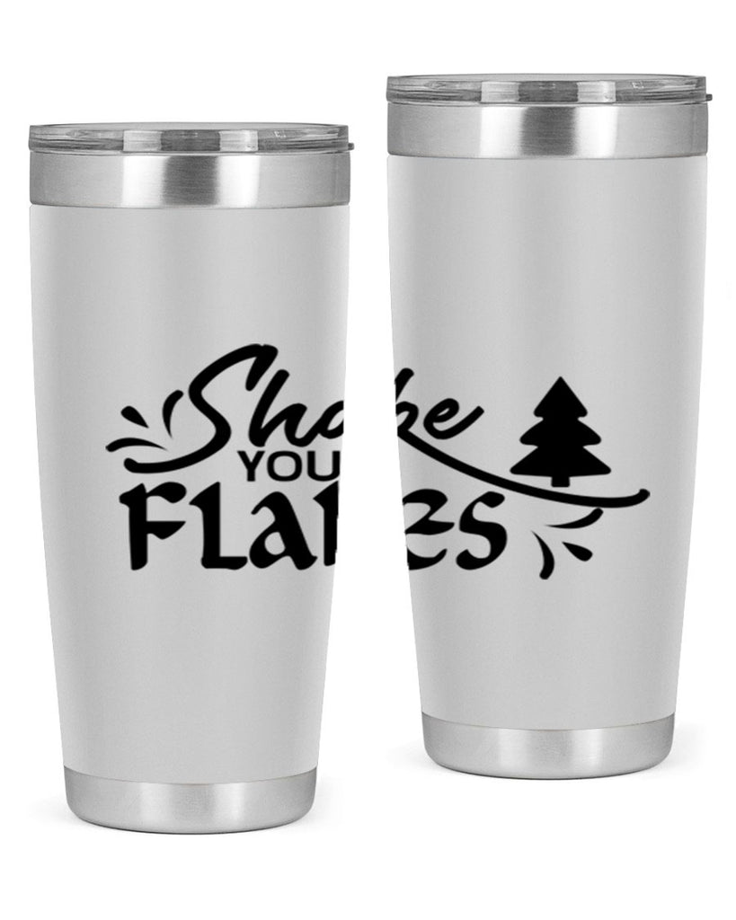 Shake Your Flakes 354#- winter- Tumbler