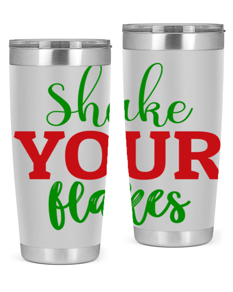 Shake Your Flakes 355#- winter- Tumbler
