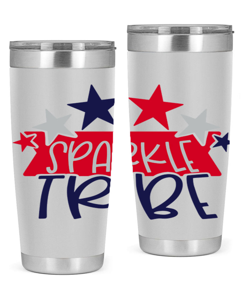 Sparkle Tribe Style 172#- Fourt Of July- Tumbler