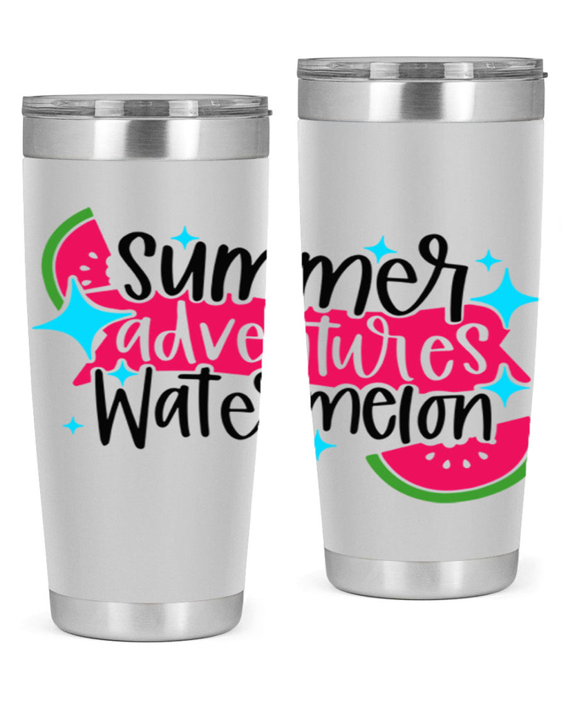 Summer Adventures Watermelon Style 23#- summer- Tumbler