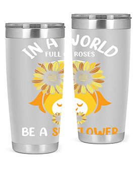Sunflower Owl In A World A TurtleRabbit 18#- owl- Tumblers