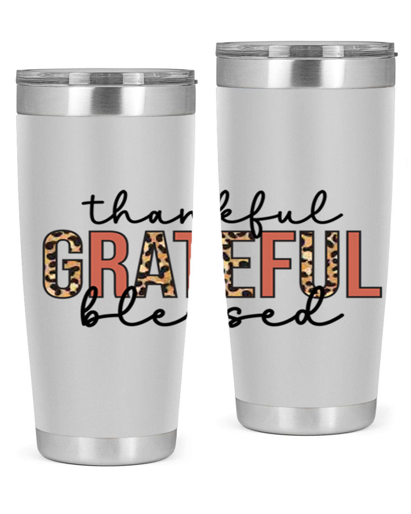 Thankful grateful blessed 602#- fall- Tumbler