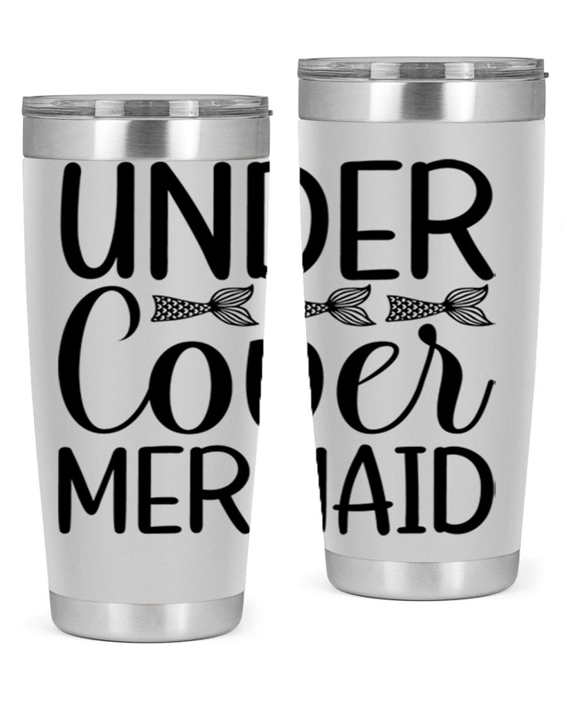 Under Cover Mermaid 647#- mermaid- Tumbler