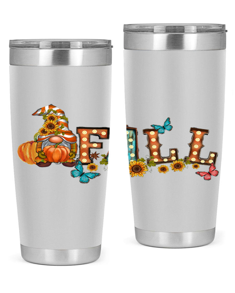 VintageFallGnome 626#- fall- Tumbler