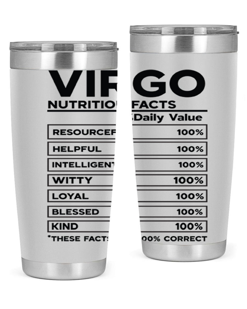 Virgo Nutrition Facts 530#- zodiac- Tumbler