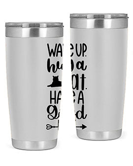 Wake Up Hug A Cat Style 108#- cat- Tumbler