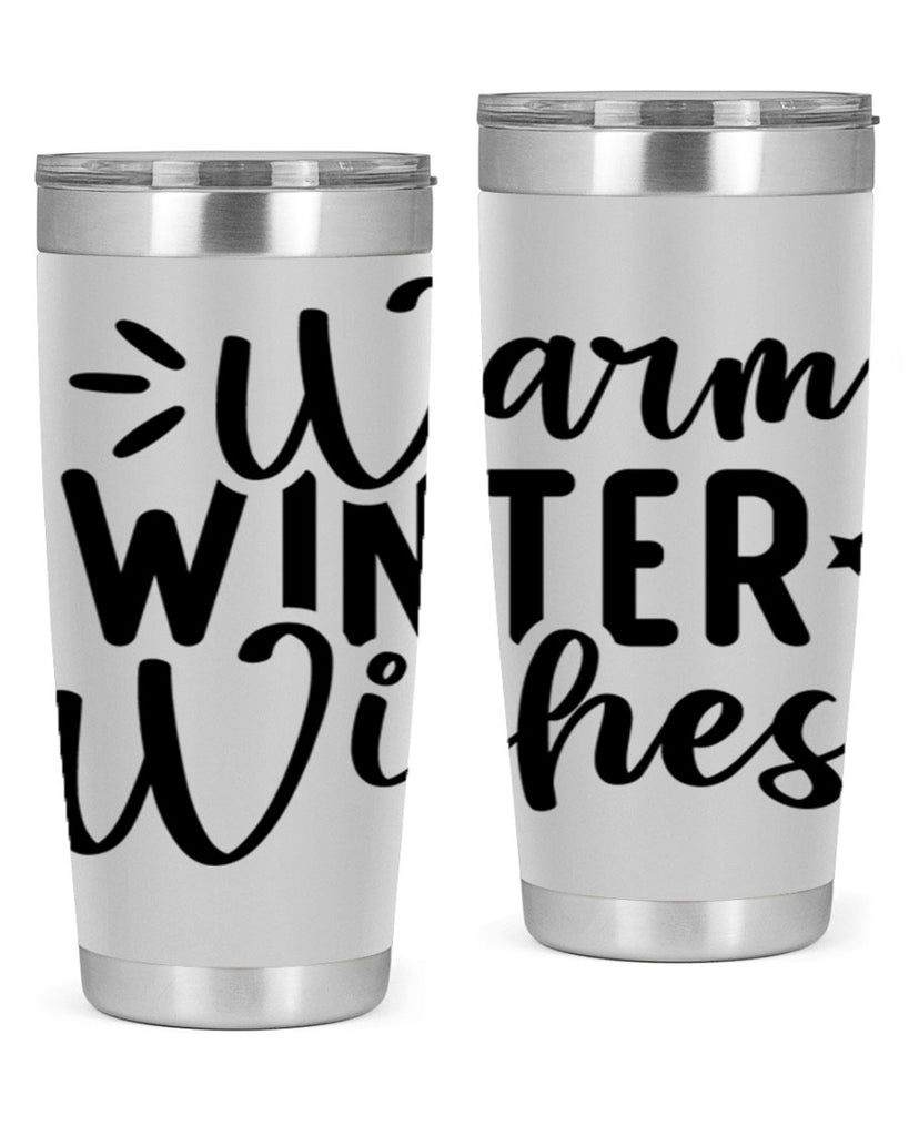 Warm Winter Wishes459#- winter- Tumbler