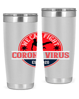 We Can Fight Corona Virus Est Style 11#- corona virus- Tumbler