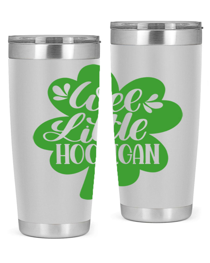 Wee Little Hooligan Style 16#- St Patricks Day- Tumbler
