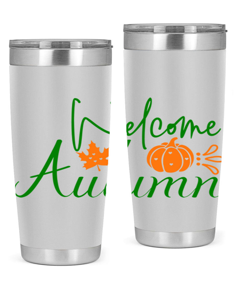Welcome Autumn 627#- fall- Tumbler