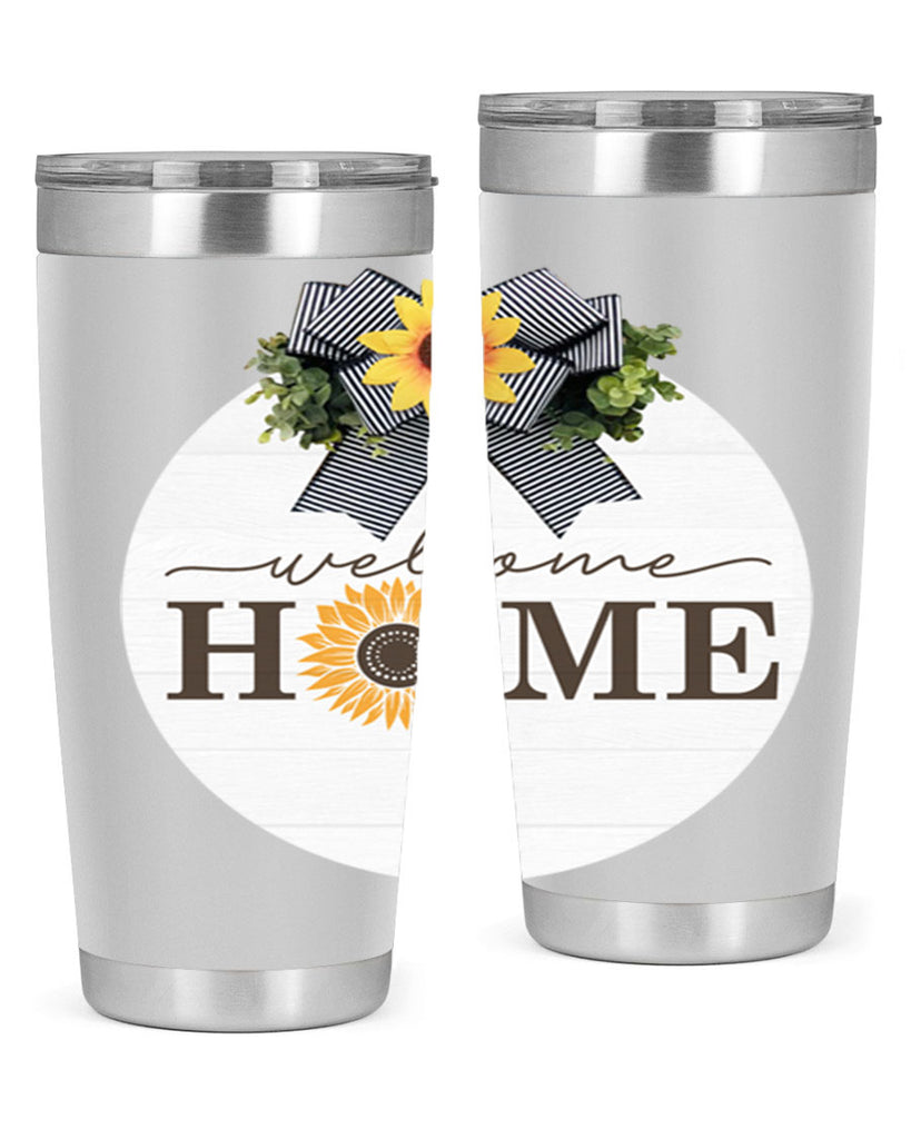 Welcome Home sunflower Mockup572#- spring- Tumbler