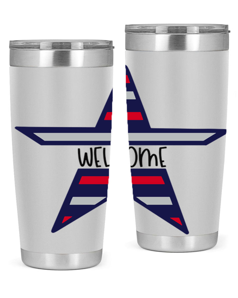 Welcome Style 186#- Fourt Of July- Tumbler