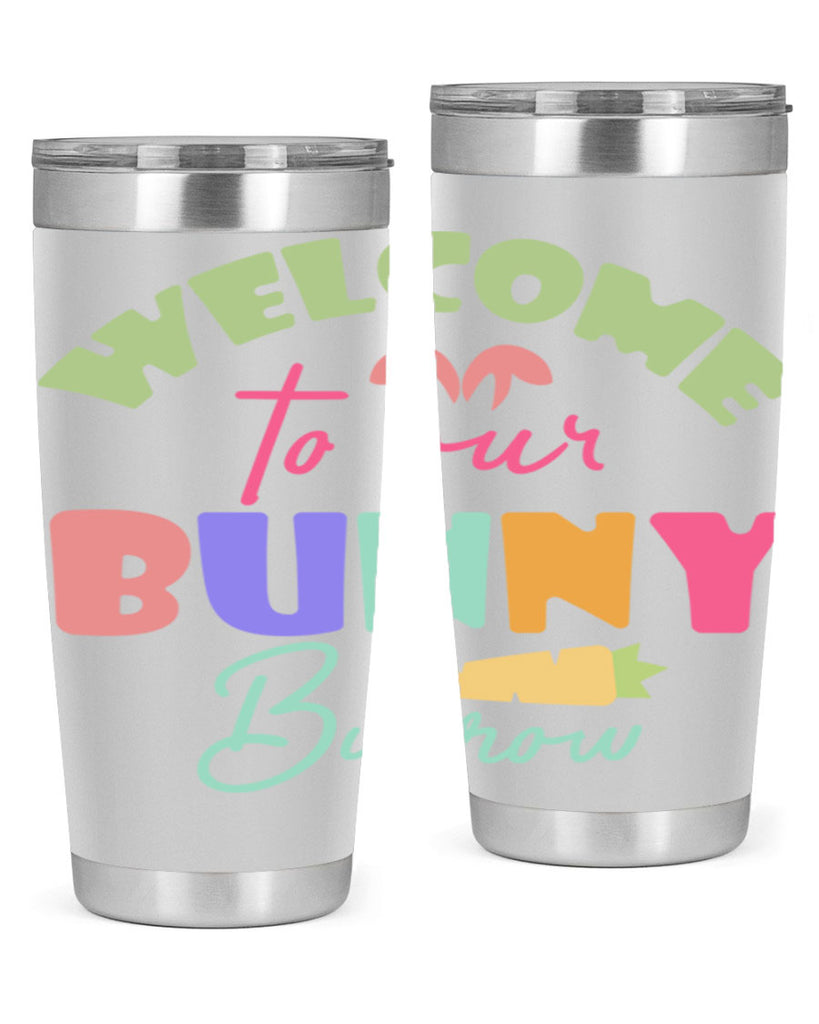 Welcome to our bunny burrow588#- spring- Tumbler