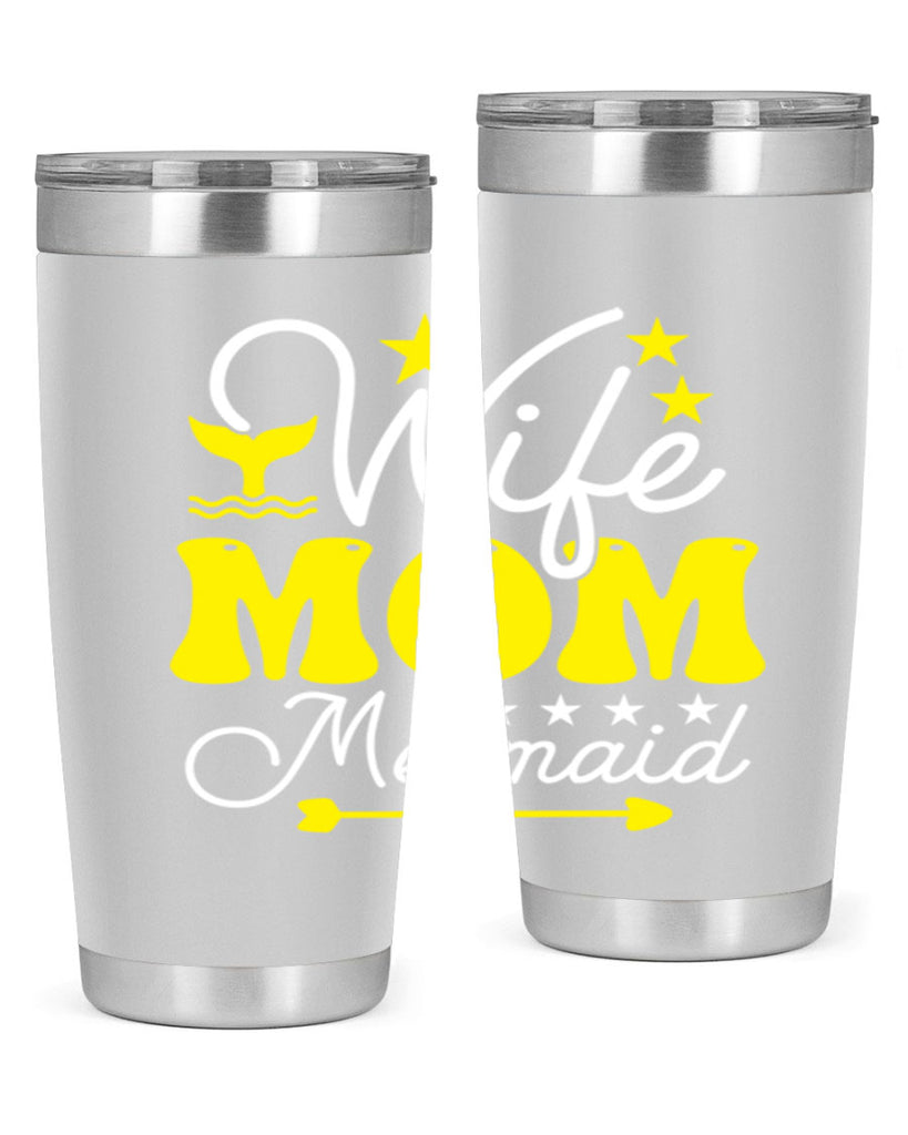 Wife Mom Mermaid 669#- mermaid- Tumbler