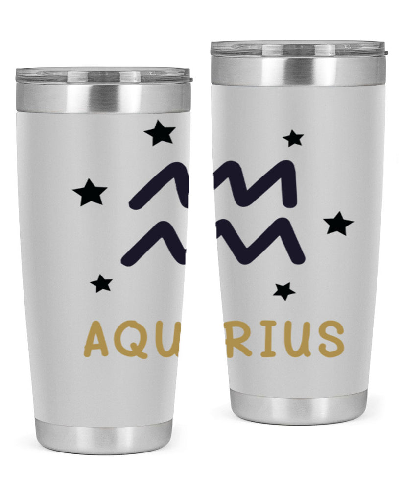 aquarius 83#- zodiac- Tumbler
