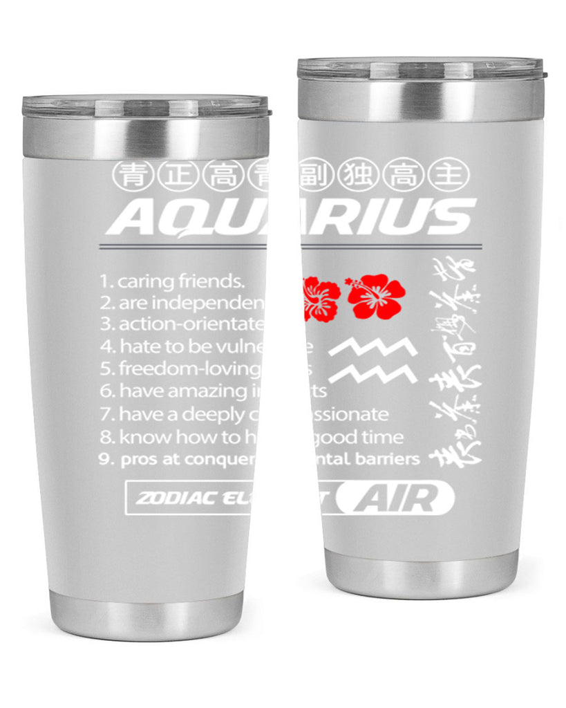 aquarius 85#- zodiac- Tumbler