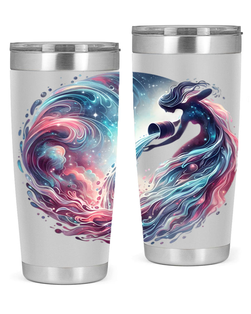 aquarius 91#- zodiac- Tumbler