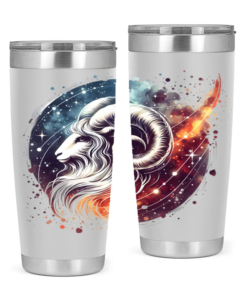 aries 124#- zodiac- Tumbler