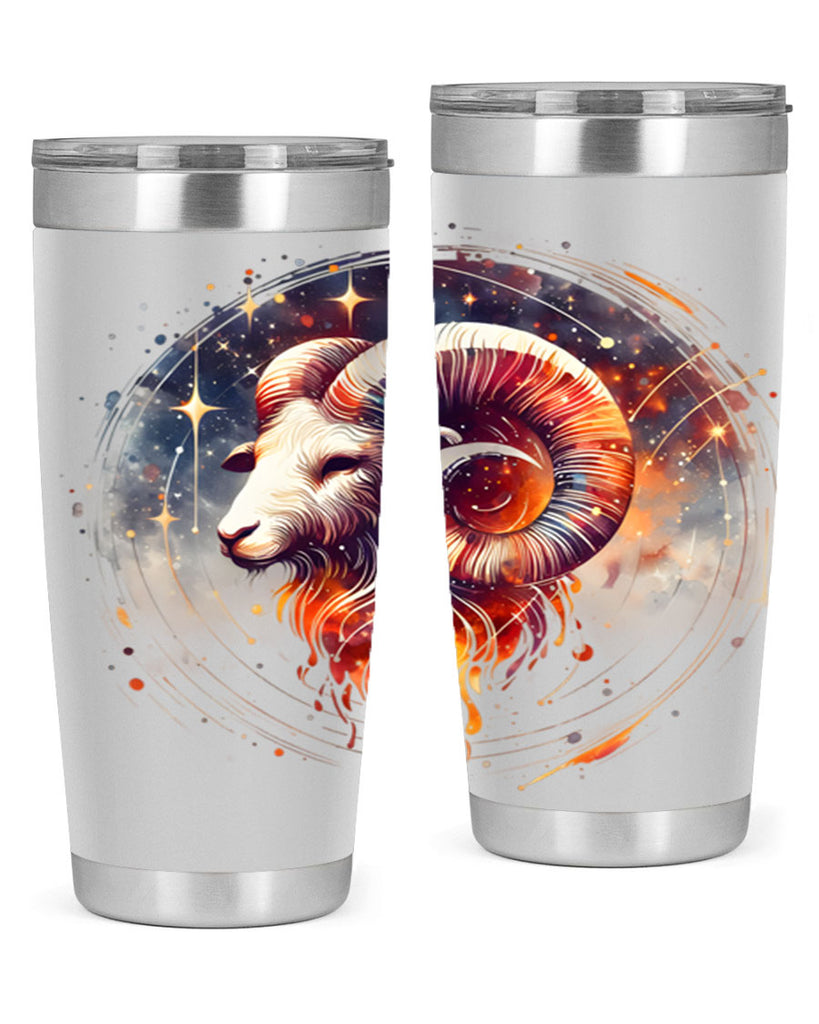 aries 125#- zodiac- Tumbler