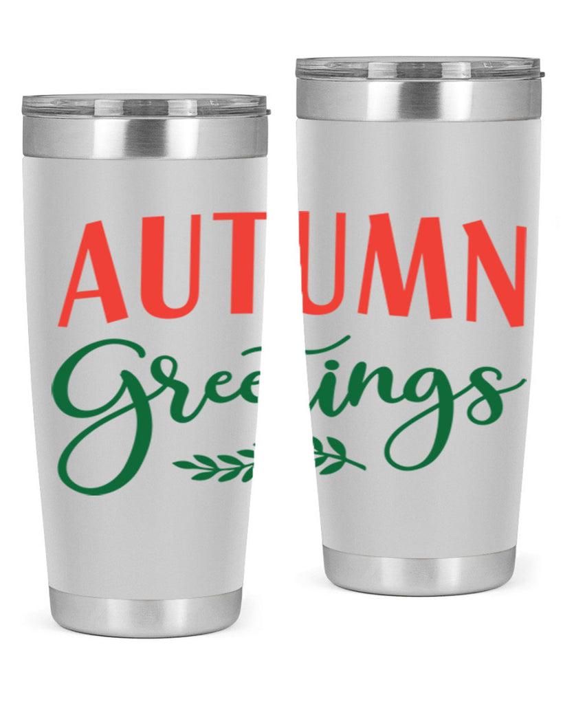 autumn greetings 14#- fall- Tumbler