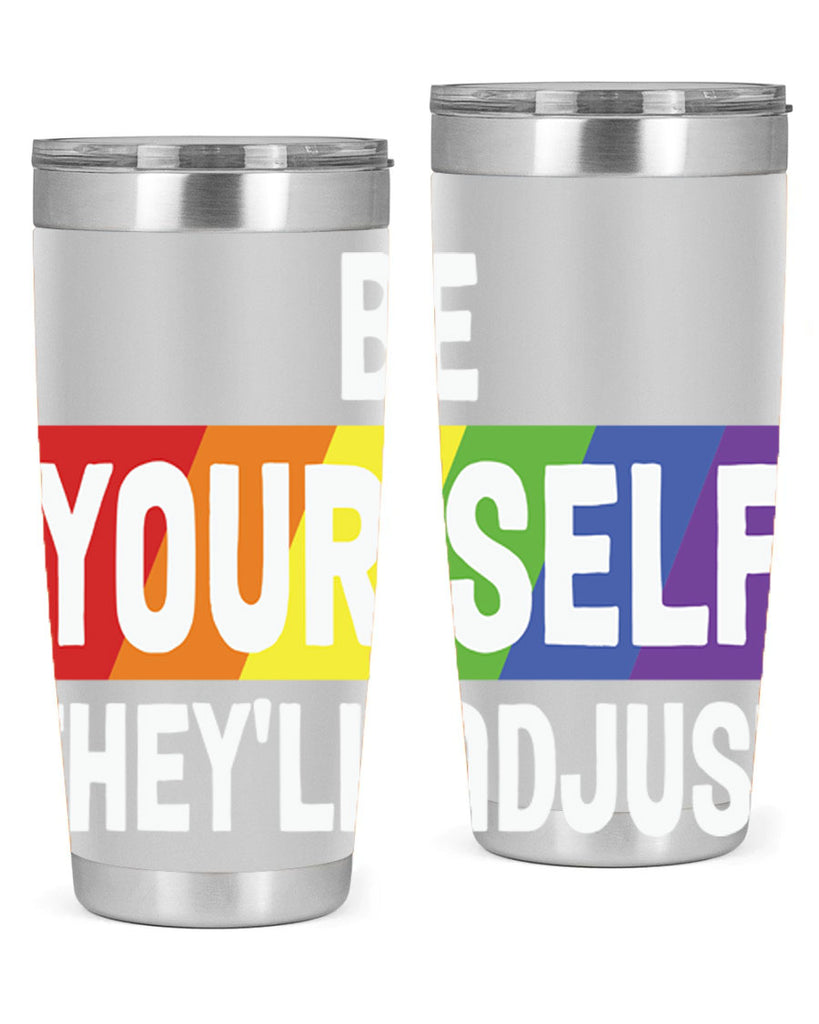 be yourself theyll adjust rainbow lgbt 160#- lgbt- Tumbler