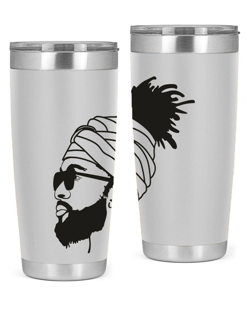 beardman 44#- black men - boys- tumbler