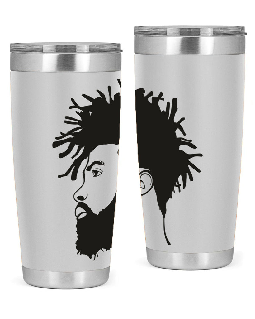 beardman 46#- black men - boys- tumbler
