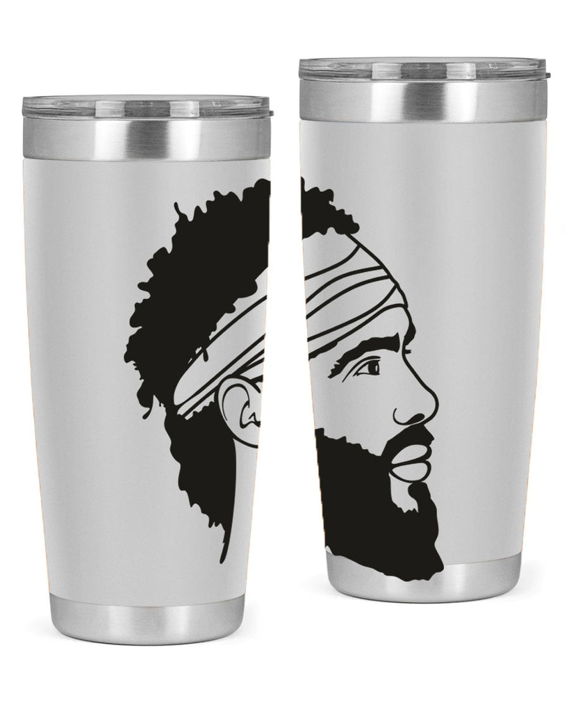 beardman 48#- black men - boys- tumbler