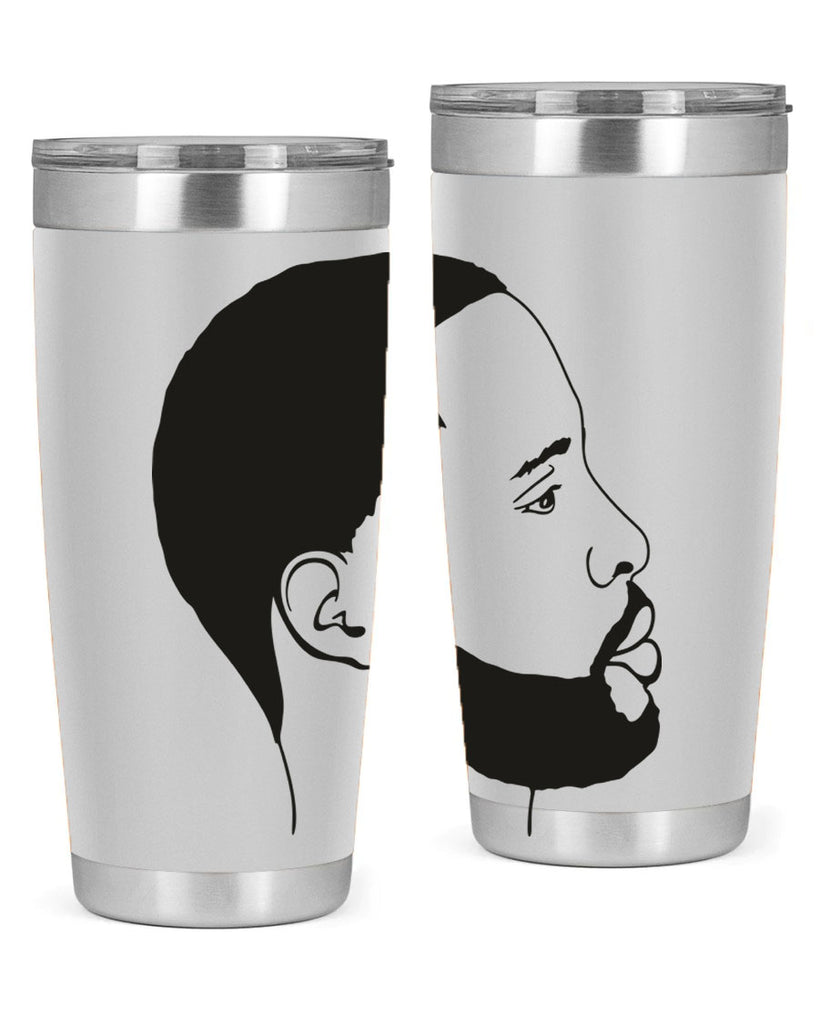 beardman 54#- black men - boys- tumbler