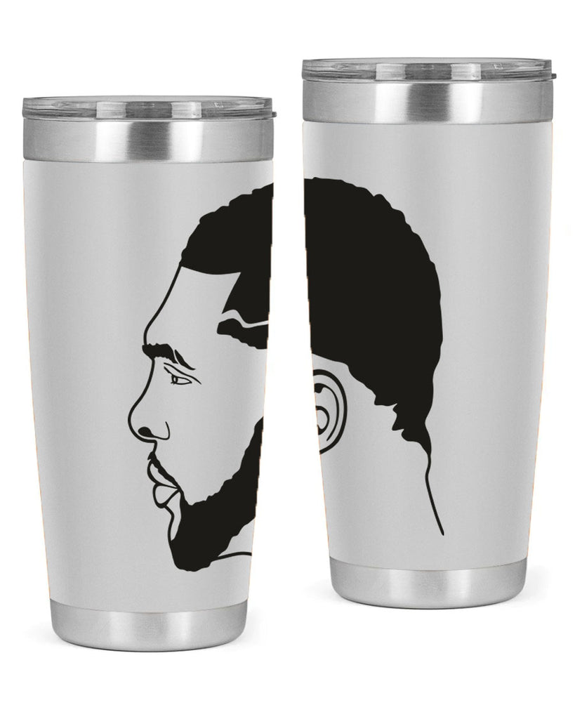 beardman 55#- black men - boys- tumbler