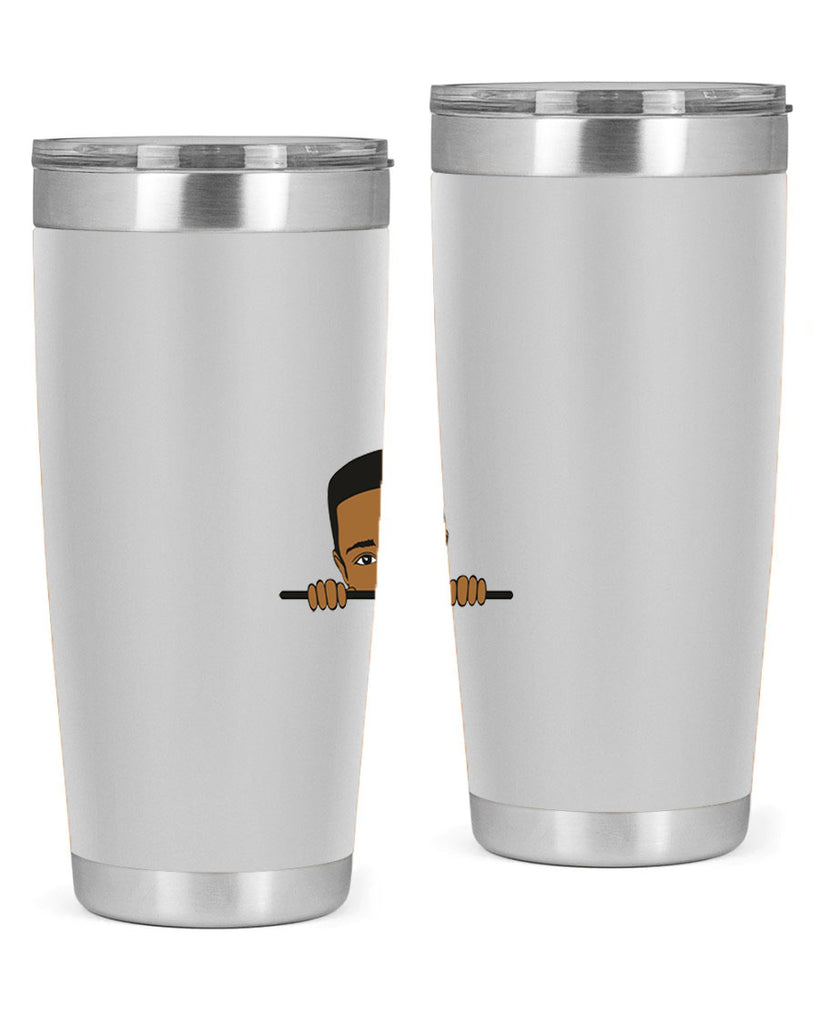 black boy 5#- black men - boys- tumbler