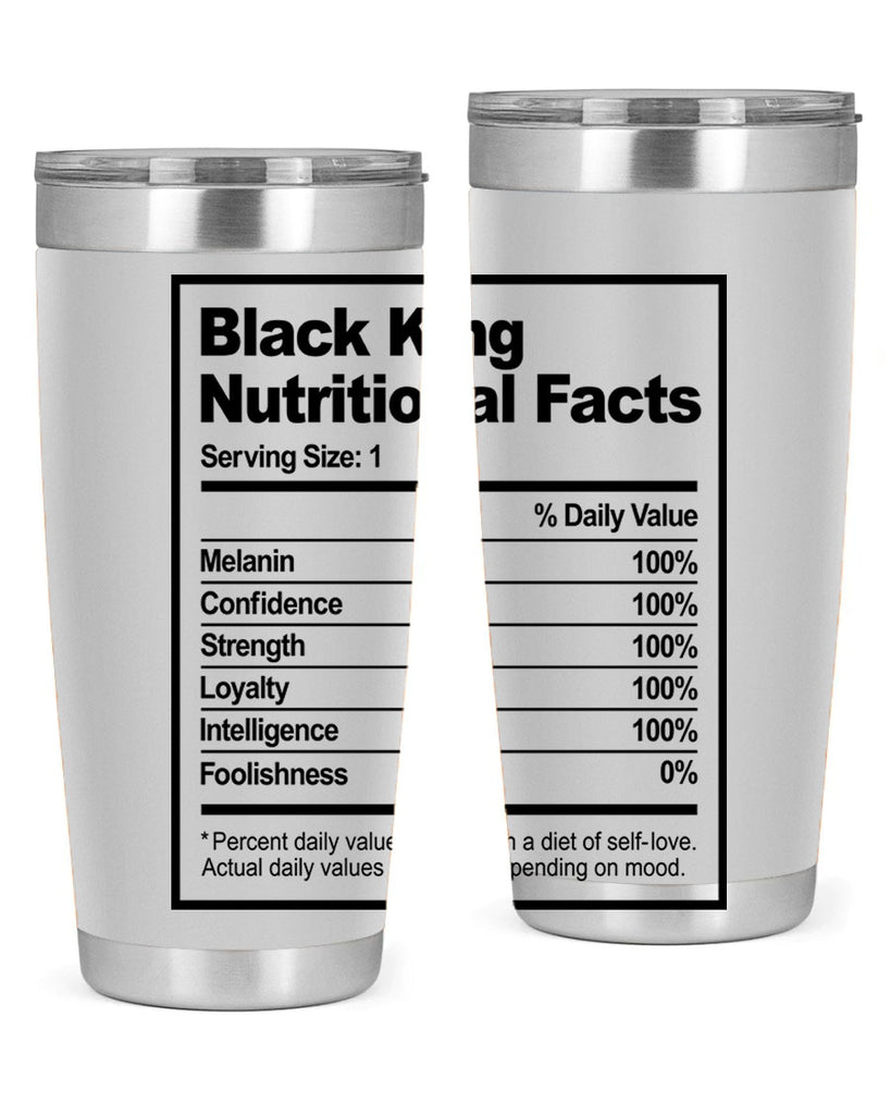 black king nutritional facts 231#- black words phrases- Cotton Tank