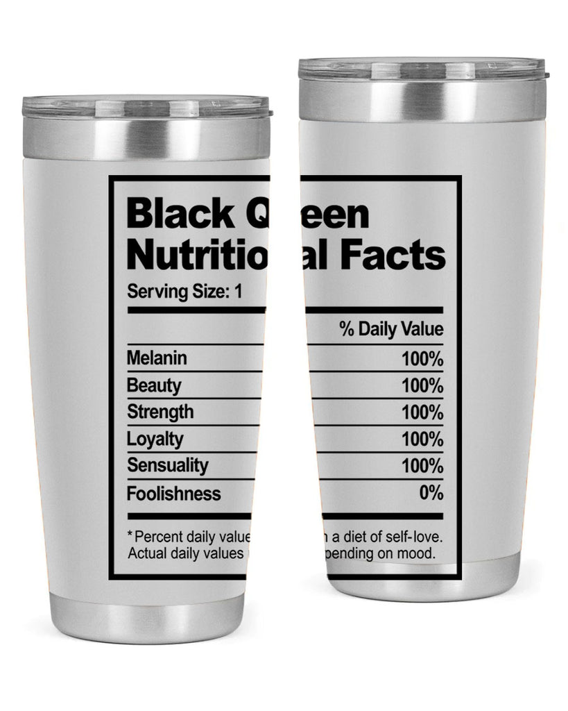 black queen nutritional facts 219#- black words phrases- Cotton Tank