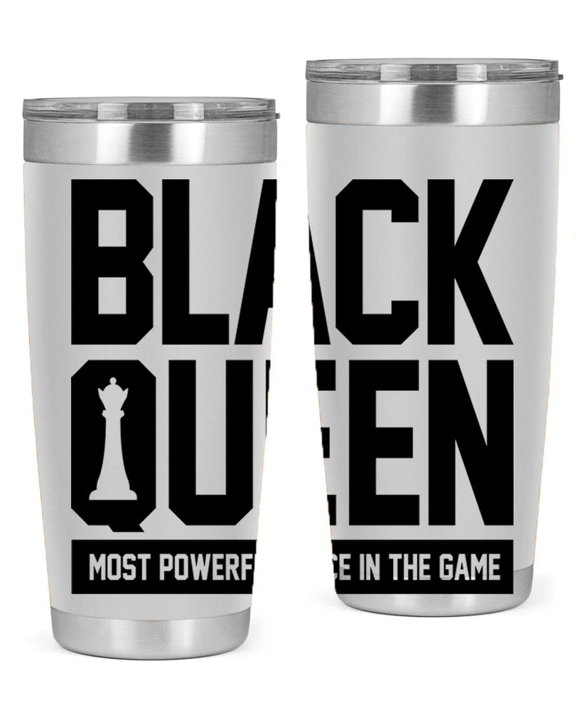 black queenchess 194#- black words phrases- Cotton Tank
