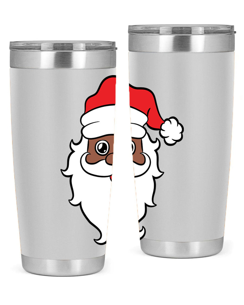 black santa 25#- black men - boys- tumbler