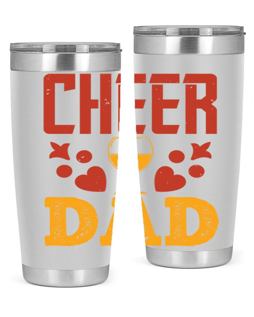 cheer dad 121#- fathers day- Tumbler