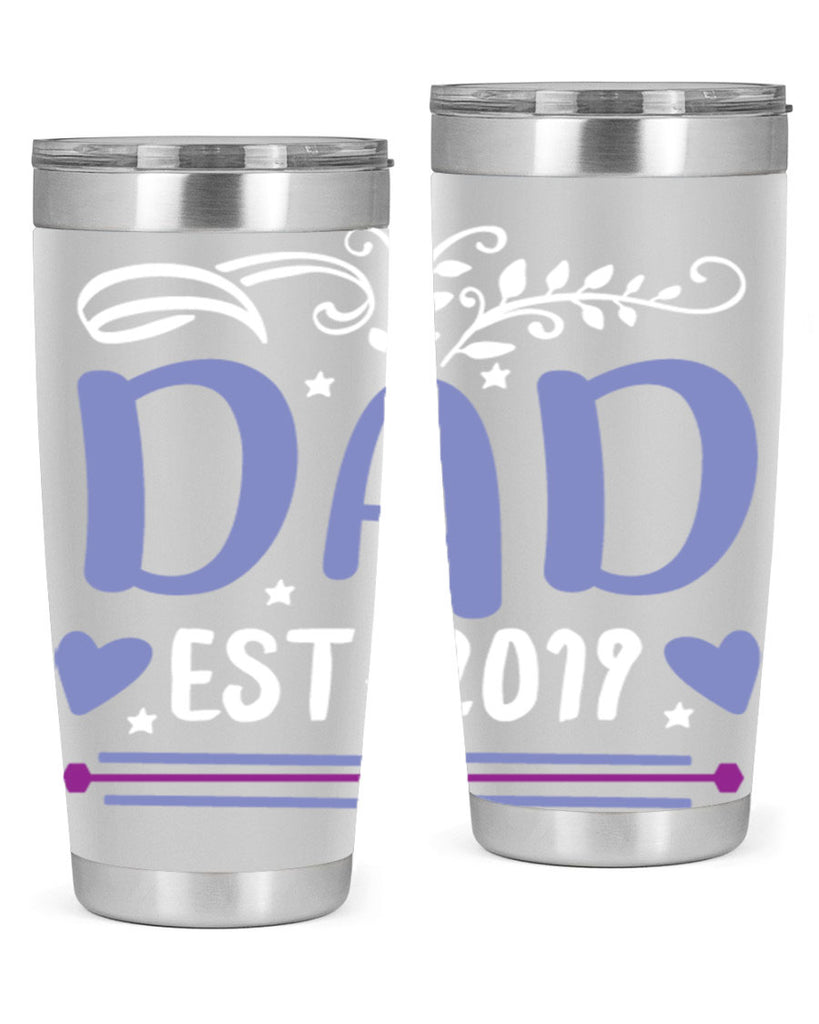 dad est 100#- fathers day- Tumbler