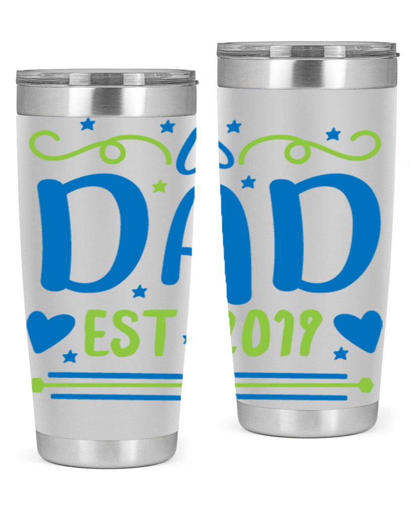 dad est 99#- fathers day- Tumbler
