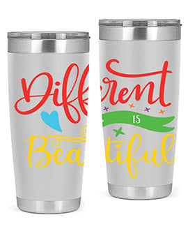 different is beautiful Style 11#- autism- Tumbler