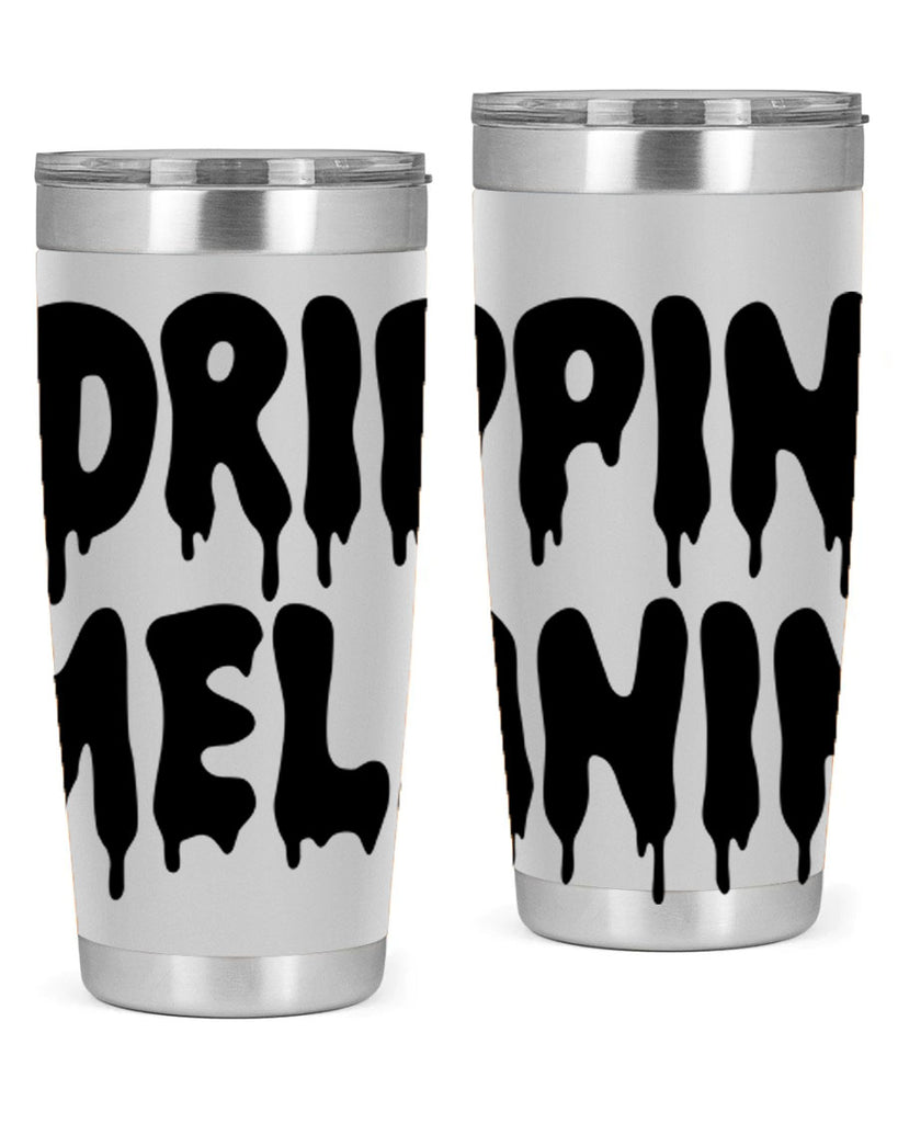 drippinmelanin  160#- black words phrases- Cotton Tank
