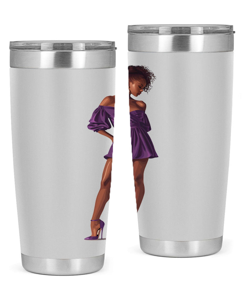 fashion girl in lavender 52#- fashion- Cotton Tank