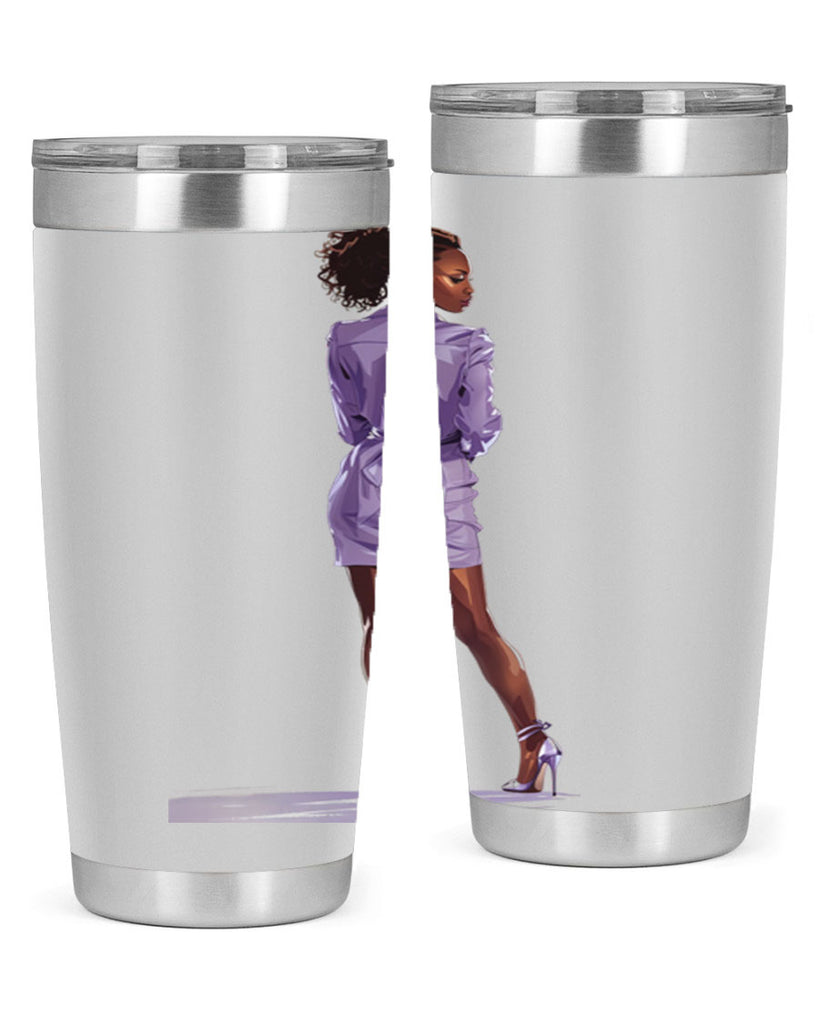 fashion girl in lavender 53#- fashion- Cotton Tank