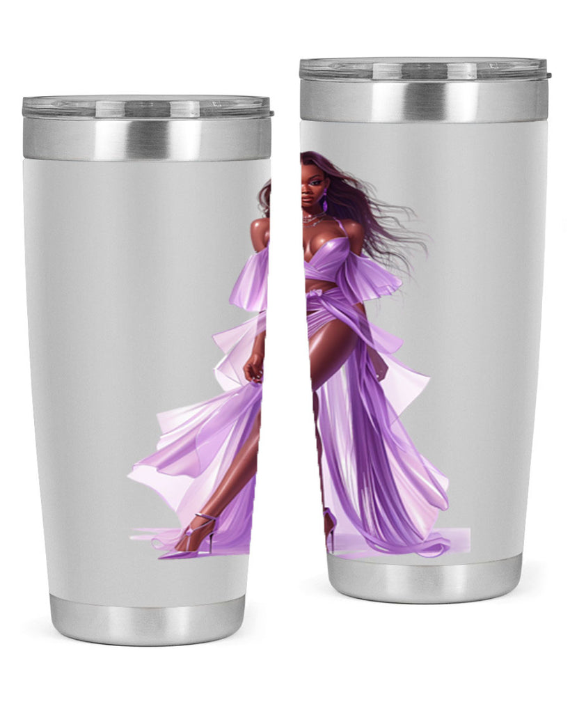 fashion girl in lavender 60#- fashion- Cotton Tank