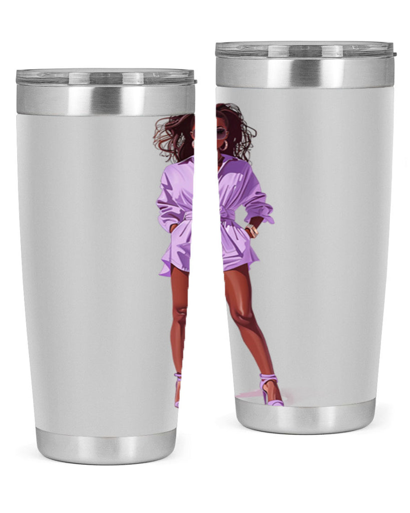 fashion girl in lavender 64#- fashion- Cotton Tank
