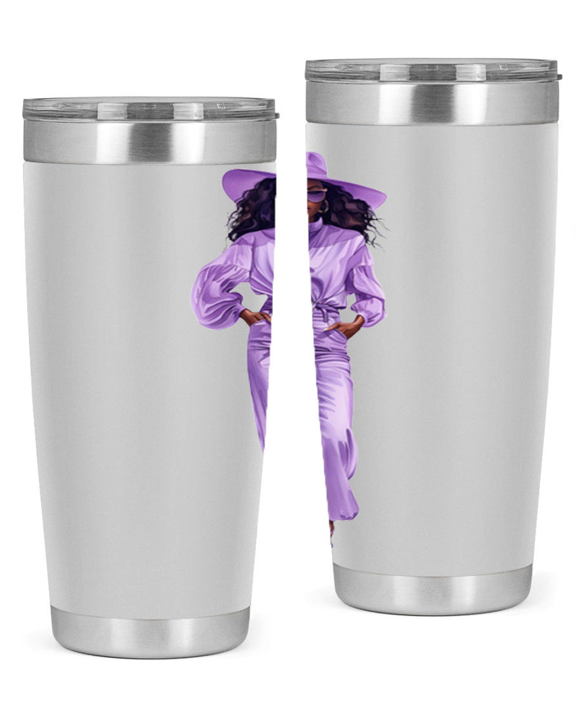 fashion girl in lavender 68#- fashion- Cotton Tank