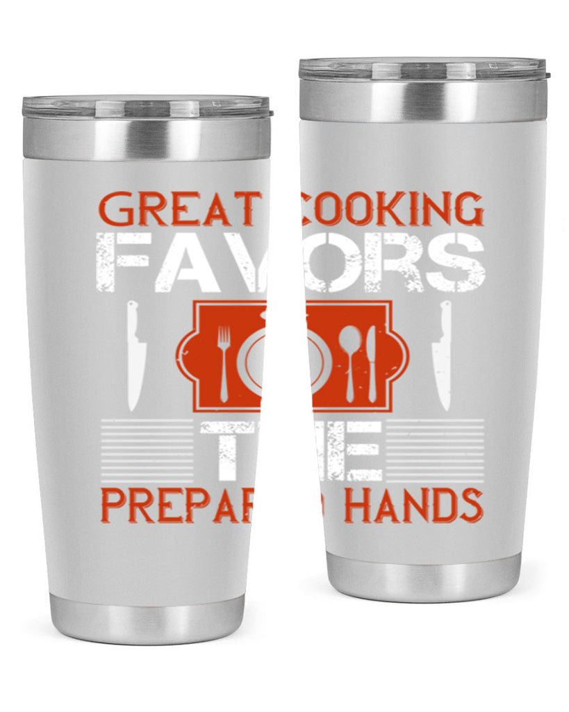 great cooking favors the prepared hands 37#- cooking- Tumbler