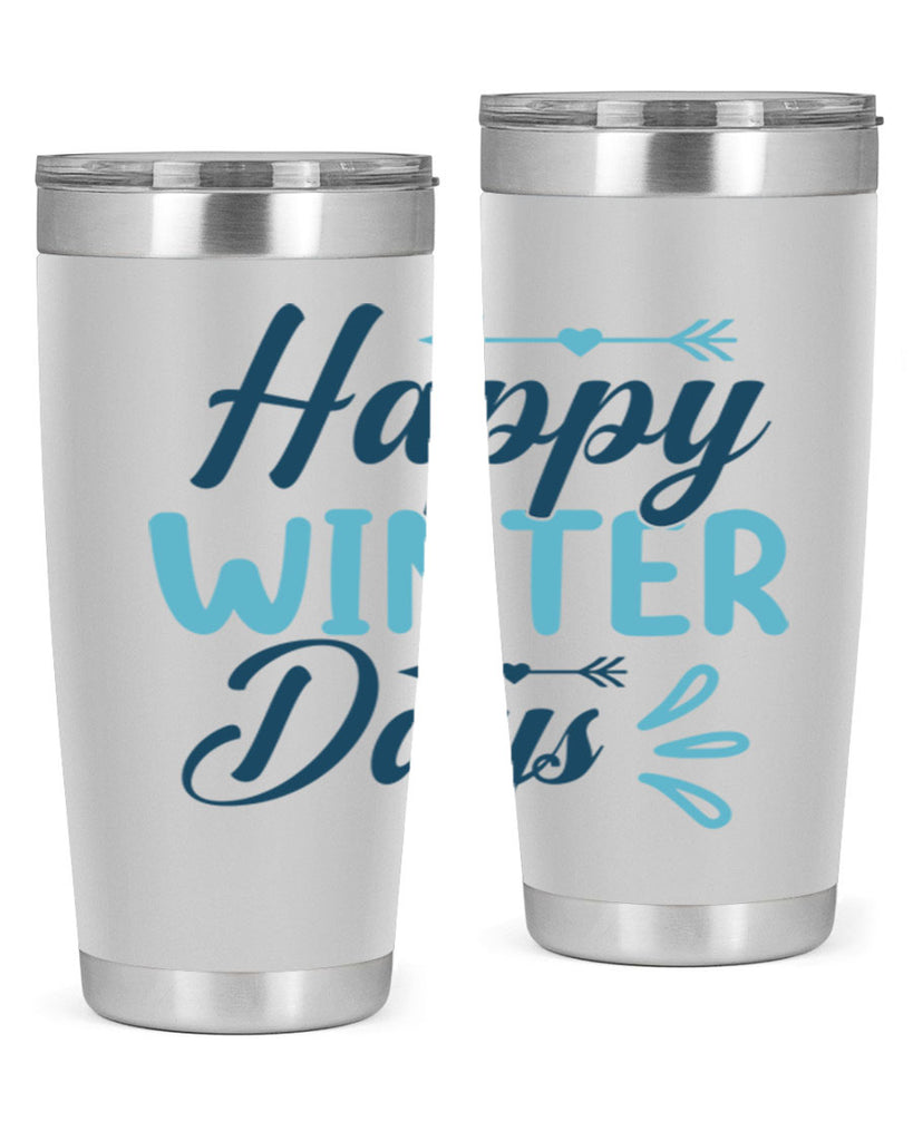 happy winter days 120#- winter- Tumbler