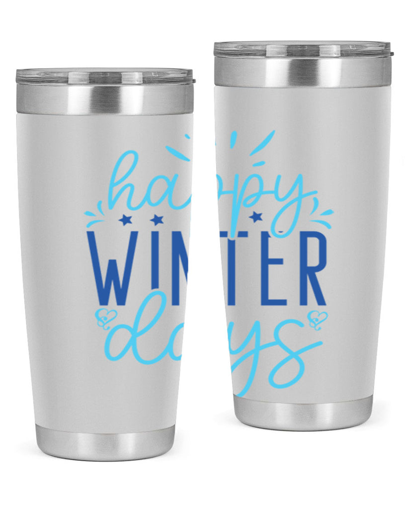 happy winter days 121#- winter- Tumbler