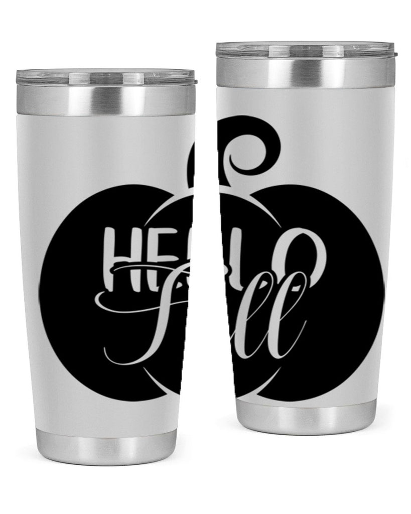 hello fall 275#- fall- Tumbler